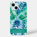 Search for green palm leaves iphone cases Stylish