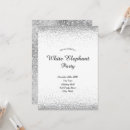 Search for white elephant party invitations Chic