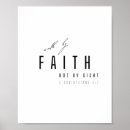 Search for walk by faith posters Bible verse
