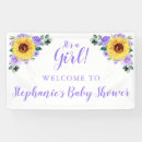 Search for purple baby shower banners Watercolor floral