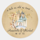 Search for fairytale castle stickers Gold
