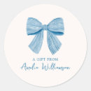 Search for blue ribbon stickers Retro