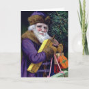 Search for old world christmas cards Claus
