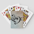 Search for treble playing cards Bass clef