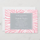 Search for grey stripe invitations Mother to be