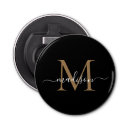 Search for monogrammed bottle openers Black