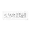 Search for saints return address labels Minnesota