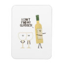 Search for funny wine magnets Illustration