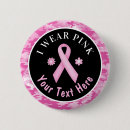 Search for breast cancer badges I wear pink