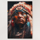 Search for indian chief puzzles Feathers