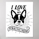 Search for frenchy posters French bulldog