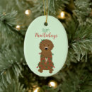 Search for goldendoodle christmas tree decorations Brown