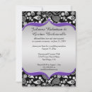 Search for purple paisley wedding invitations Modern