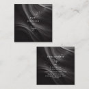 Search for subtle pattern business cards Black