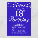 Search for light blue 18th birthday invitations String lights