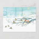 Search for winter bird postcards Birds