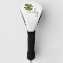 Search for shamrock golf head covers St paddys day