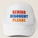 Search for senior discount hats Humour