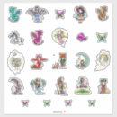 Search for fantasy character stickers Fairies