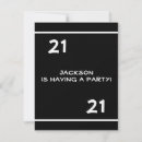 Search for male 21st birthday invitations Masculine