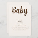Search for neutral baby invitations Cream