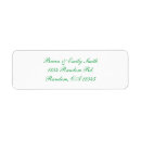 Search for celebrate return address labels Green