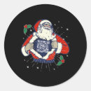 Search for funny santa claus stickers Maga
