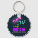Search for 13th birthday key rings Thirteen