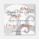 Search for marriage announcement magnets Just married