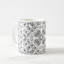 Search for white hearts pattern mugs Abstract