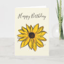 Search for black and yellow birthday cards Black eyed susans