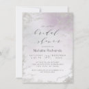 Search for purple and silver bridal shower invitations For her