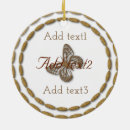 Search for butterfly christmas tree decorations Gold