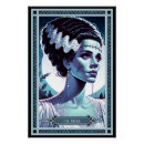 Search for bride frankenstein art Spooky
