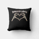 Search for halloween skeleton cushions Goth valentine