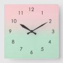 Search for pastel pink clocks Gradient