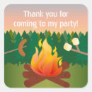 Search for smore thank you stickers Bonfire