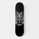 Search for black wolf skateboards Black and white
