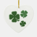 Search for shamrock christmas tree decorations Irish