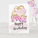 Search for 5 year old girl birthday cards Pink