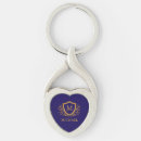 Search for heart letter key rings Monogrammed