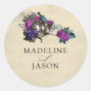 Search for plum wedding stickers Classic