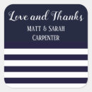 Search for navy and white wedding stickers Bride and groom
