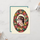 Search for vintage lady christmas cards Victorian