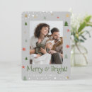 Search for grey christmas cards Merry and bright
