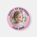 Search for circle photo magnets Birthday