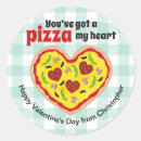 Search for happy pizza stickers Happy valentine's day