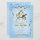 Search for princess carriage baby shower invitations Whimsical