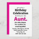 Search for aunt birthday invitations Party