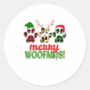 Search for christmas paw print stickers Merry